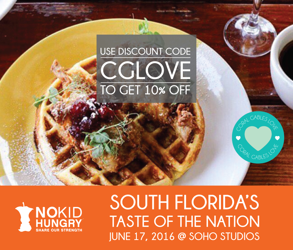 South Florida's Taste of The Nation 2016 Promo Code