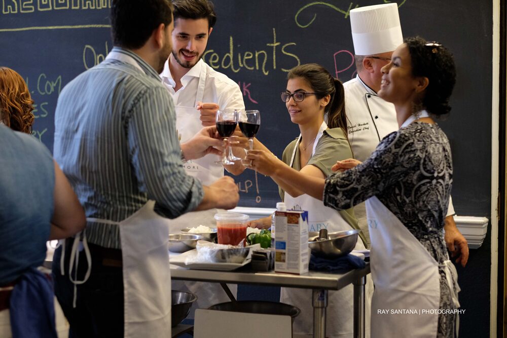 South Florida Bloggers at The Bitmore Culinary Academy featuring Parmigiano Reggiano