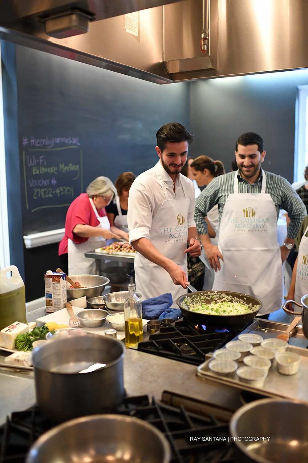South Florida Bloggers at The Bitmore Culinary Academy featuring Parmigiano Reggiano