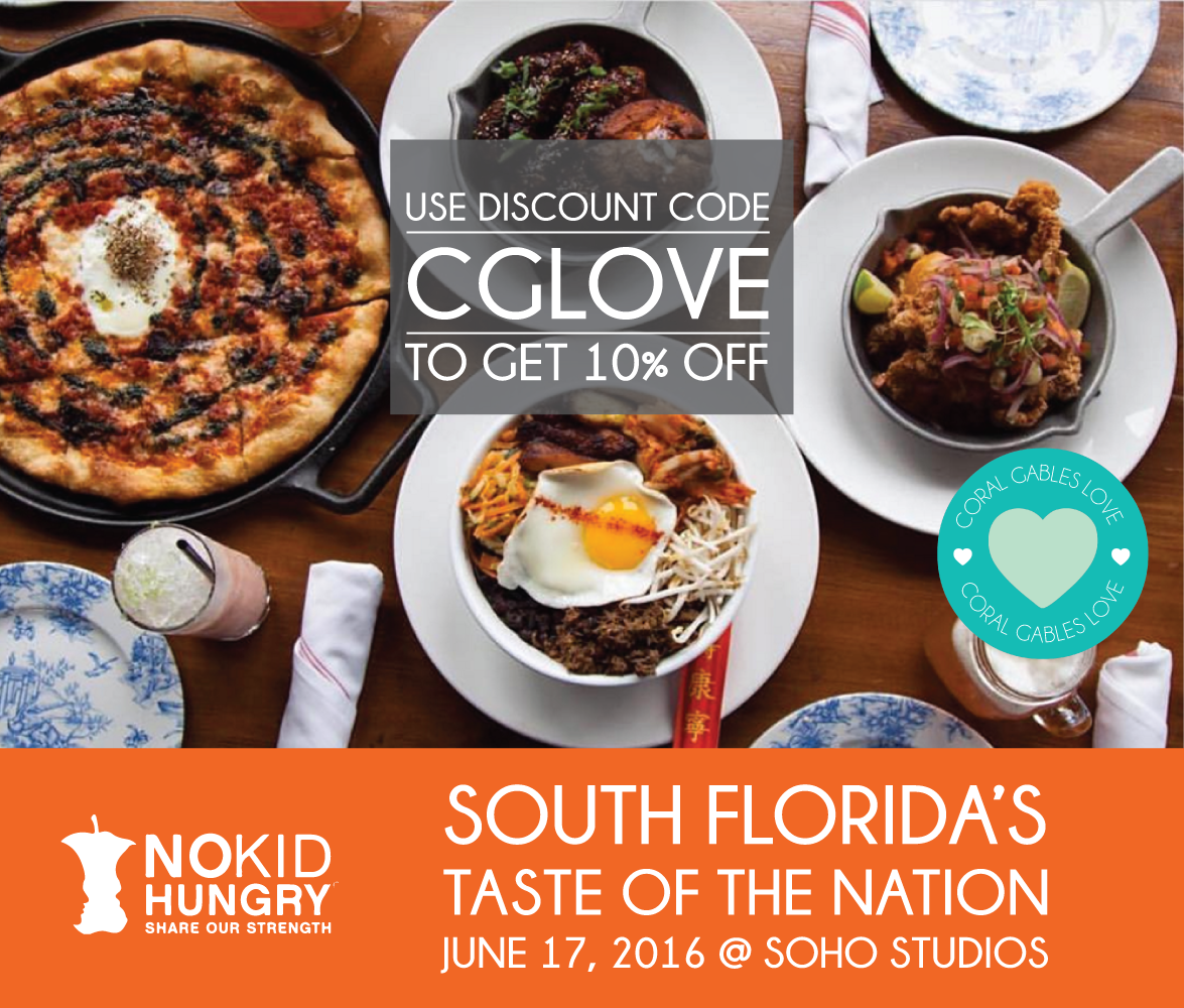 Second Chance to Win 2 Tickets to South Florida's Taste of The Nation! Yum!
