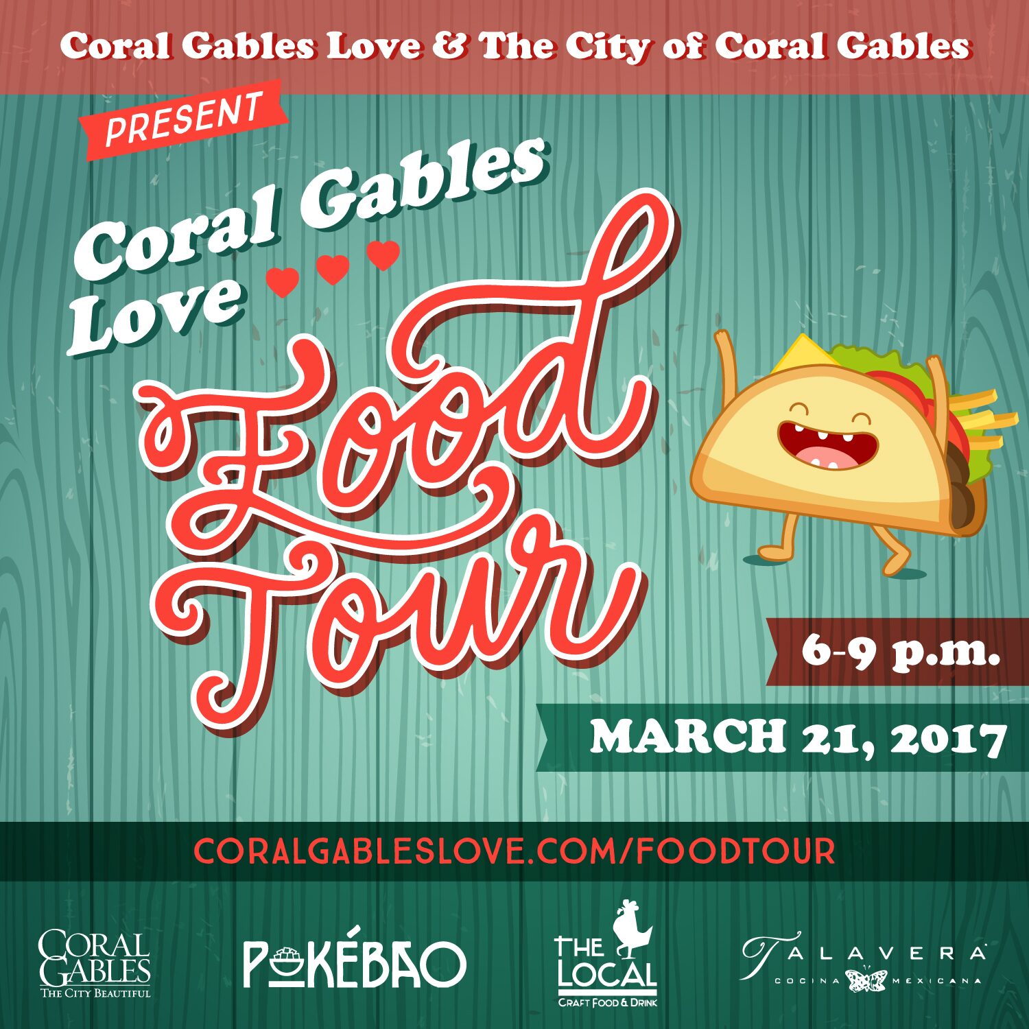 Coral Gables Love March Food Tour
