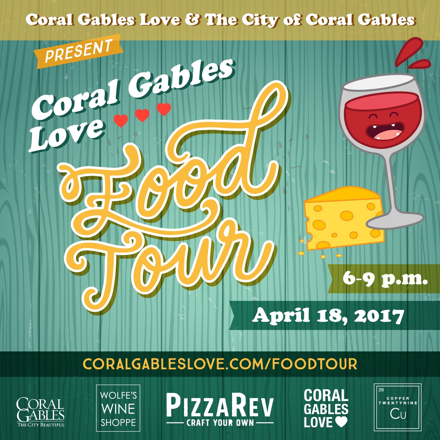 Coral Gables Love April Food Tour