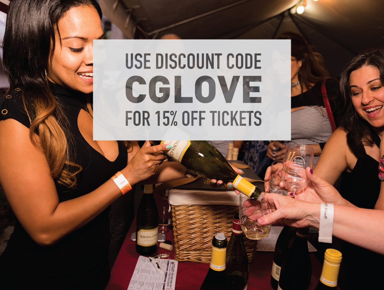 Use Las Olas Wine and Food Festival 2018 Discount Code CGLOVE for 15% OFF tickets