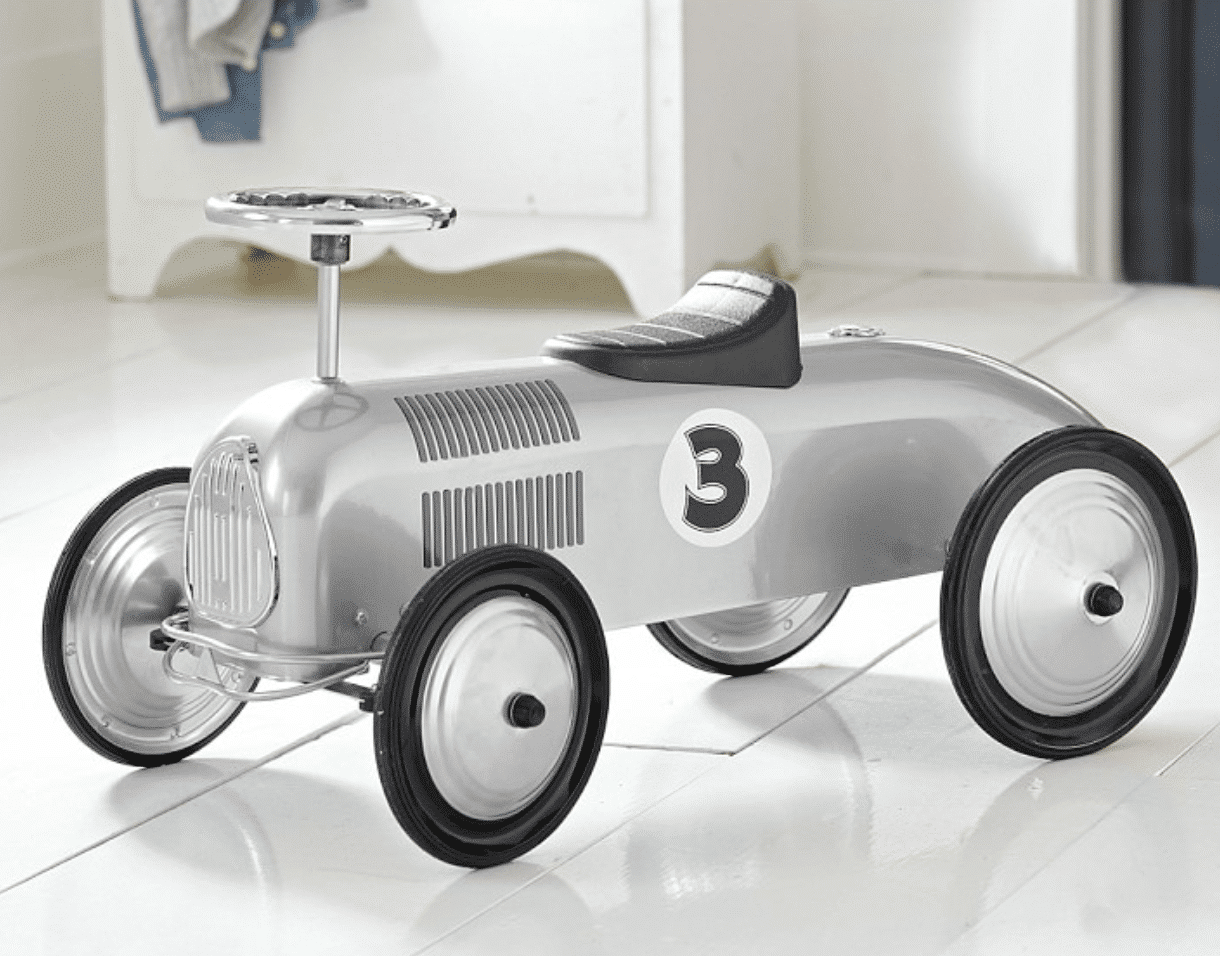 best kids gifts 2020 silver race car ride-on