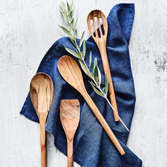 Best Cooking Gifts olivewood sppons set of 4