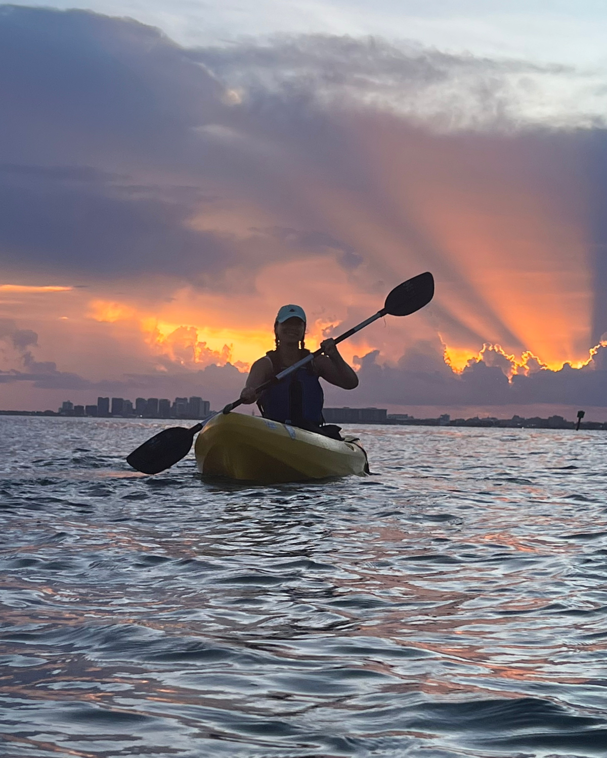 Sunset Kayaking in Key Biscayne, Florida